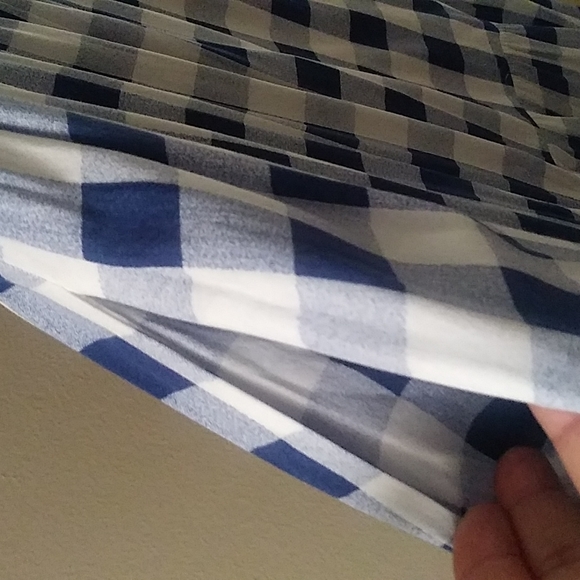 Gingham Sleeveless Summer Dress sz L - Picture 5 of 15